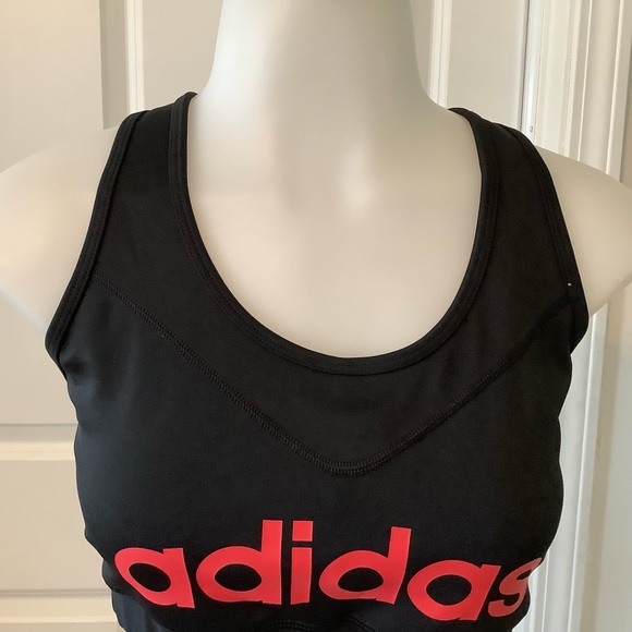Adidas Climalite Atletic techfit sport bra lined size Large - Picture 2 of 8